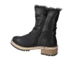 Kimberfeel Tania Women's Winter Ankle Boots with Fur Trim, Buckle and Zip