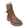 Kimberfeel Tania Botines de Invierno con Pelo, Hebilla y Cremallera Mujer