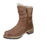 Kimberfeel Tania Bottines d'Hiver avec Fausse Fourrure, Boucle et Zip Femme