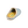 Gioseppo 80884 Women's Plush Backless House Slippers in Blue and Pink