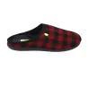 Gioseppo Savannah Men's Checked Backless House Slippers Grey