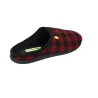 Gioseppo Savannah Zapatillas de Casa de Cuadros Sin Talón Hombre Gris