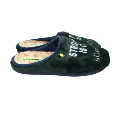 Gioseppo 80948 Chaussons d'Intérieur Homme en Peluche Sans Talon Vert