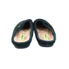 Gioseppo 80948 Men's Plush-Look Backless House Slippers in Green