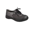 Suave 3302 Scarpe Casual da Donna in Pelle con Lacci e Zip Laterale