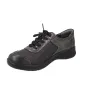 Suave 3302 Chaussures Casual en Cuir à Lacets et Zip pour Femme