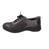 Suave 3302 Scarpe Casual da Donna in Pelle con Lacci e Zip Laterale