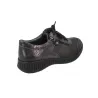 Suave 3302 Scarpe Casual da Donna in Pelle con Lacci e Zip Laterale