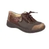 Suave 3302 Zapatos Casual con Cordones y Cremallera de Piel para Mujer