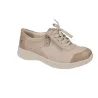 Suave 3302 Zapatos Casual con Cordones y Cremallera de Piel para Mujer
