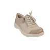 Suave 3302 Damen-Freizeitschuhe aus Leder mit Schnürung und Reißverschluss