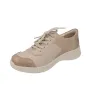 Suave 3302 Scarpe Casual da Donna in Pelle con Lacci e Zip Laterale