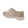 Suave 3302 Scarpe Casual da Donna in Pelle con Lacci e Zip Laterale