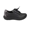 Suave 3758 Damen-Freizeitschuhe aus Leder mit Schnürung und Reißverschluss