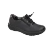 Suave 3758 Zapatos Casual con Cordones y Cremallera de Piel para Mujer