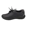 Suave 3758 Chaussures Casual en Cuir à Lacets et Zip pour Femme