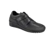 Suave 6106 Women's Leather Casual Shoes with Double Velcro and Wedge