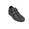 Suave 6106 Chaussures Casual en Cuir à Double Velcro et Semelle Compensée Femme