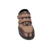 Suave 6106 Zapatos Casual de Piel con Doble Velcro y Cuña para Mujer