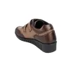 Suave 6106 Chaussures Casual en Cuir à Double Velcro et Semelle Compensée Femme