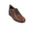 Suave 6108 Women's Leather Casual Shoes with Elastic Laces and Wedge