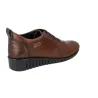 Suave 6108 Chaussures Casual en Cuir à Lacets Élastiques et Semelle Compensée