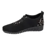 Suave 6108 Chaussures Casual en Cuir à Lacets Élastiques et Semelle Compensée