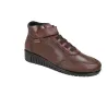 Suave 6109 Botines Casual de Piel con Cordones Elásticos y Velcro para Mujer