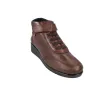 Suave 6109 Damen-Stiefeletten aus Leder mit Gummischnürung und Klettband