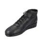 Suave 6109 Damen-Stiefeletten aus Leder mit Gummischnürung und Klettband