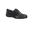 Suave 3612 Comfort Lace-Up Shoes Elastic Laces Leather Women's Cinder Coyote