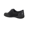 Suave 3612 Comfort Lace-Up Shoes Elastic Laces Leather Women's Cinder Coyote