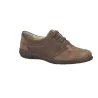 Suave 3612 Scarpe Comfort Lacci Elastici Pelle Donna Cinder Coyote