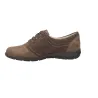 Suave 3612 Comfort Lace-Up Shoes Elastic Laces Leather Women's Cinder Coyote
