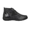 Suave 3611 Comfort Ankle Boots Elastic Laces Zip Leather Women's Cinder Coyote
