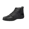 Suave 3611 Komfort Stiefeletten Damen Leder Gummizug Reißverschluss Cinder
