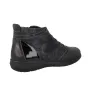 Suave 3611 Botines Cordones Elásticos Cremallera Piel Mujer Cinder Coyote