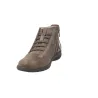 Suave 3611 Stivaletti Comfort Lacci Elastici Zip Pelle Donna Cinder Coyote