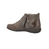 Suave 3611 Botines Cordones Elásticos Cremallera Piel Mujer Cinder Coyote