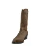 Viguera 8024 Westernstiefel Damen Wildleder Leder Bestickt Testa Tabac