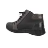 Suave 3304 Casual Ankle Boots Zip Laces Leather Air Function Women's Cinder