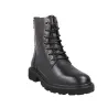 Carmela 164337 Botines Militares Piel Cordones Cremallera Mujer Negro