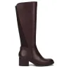 Wonders G-6262 Damen Stiefel Leder Stretch Schaft Mittlerer Absatz Schwarz Testa