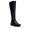 Carmela 164010 Damen Stiefel Leder Rückenschnürung Reißverschluss Schwarz Braun