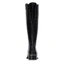 Carmela 164010 Stivali Alti Pelle Laccio Posteriore Zip Donna Nero Marrone
