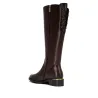 Carmela 164010 Damen Stiefel Leder Rückenschnürung Reißverschluss Schwarz Braun