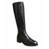 Patricia Miller 6406 Leather Knee-High Riding Boots Low Heel Women Black Brown