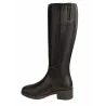 Patricia Miller 6406 Leather Knee-High Riding Boots Low Heel Women Black Brown