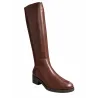 Patricia Miller 6406 Bottes Hautes Cuir Style Cavalier Talon Bas Femme Noir