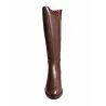 Patricia Miller 6406 Bottes Hautes Cuir Style Cavalier Talon Bas Femme Noir